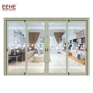 Aluminium Accessories Tempered Double Glass Door With Hardware